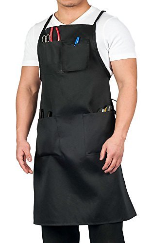 KNG Adult Shop Apron, Black