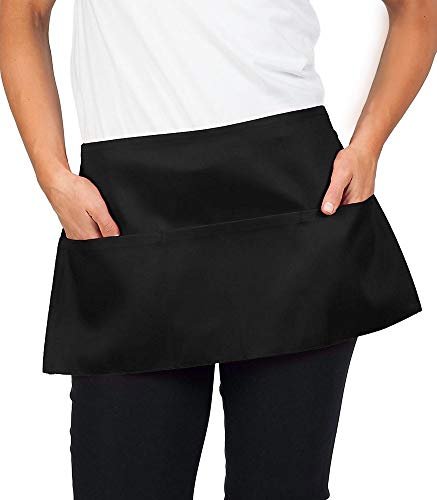 KNG Waitress Apron with 3 Pockets
